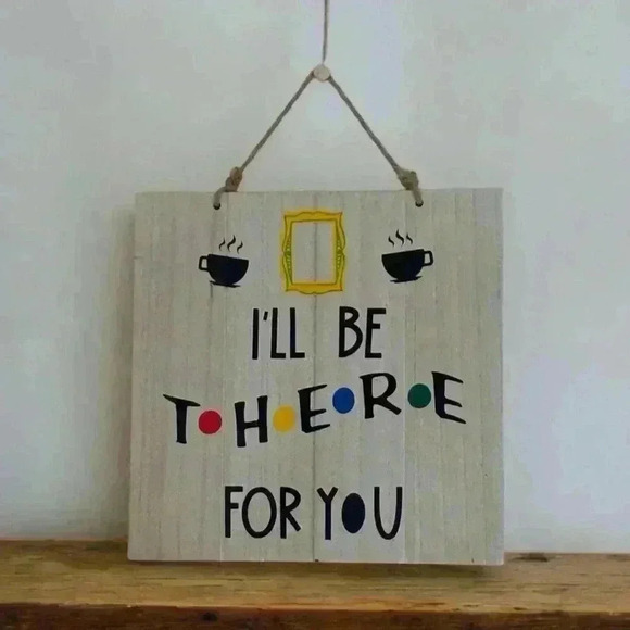 Friends TV Show Handmade Signs Set of 2 8.5" by 8.5" signs. #Gifts #HowYouDoing - Picture 3 of 3